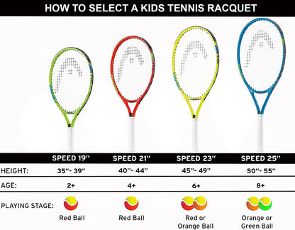 HEAD Speed Junior Tennis Racquet - Perfect for Young Players Learning the Game