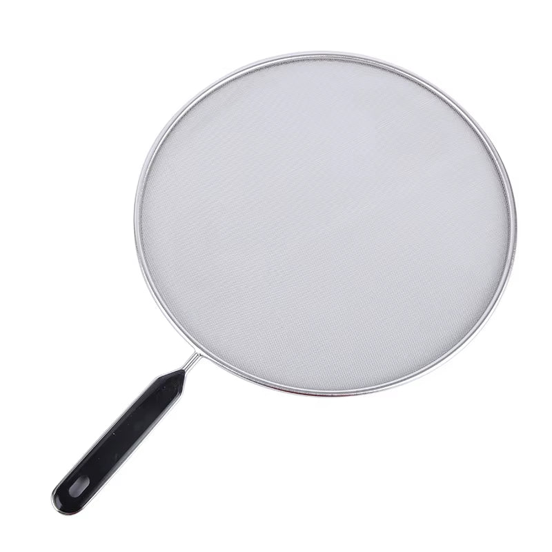 25/29/33Cm Grease Splatter Screen for Frying Pan Stops 99% of Hot Oil Splash Splatter Guard for Cooking Iron Skillet Lid