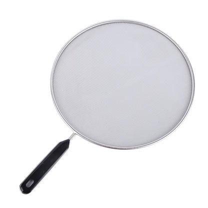 25/29/33Cm Grease Splatter Screen for Frying Pan Stops 99% of Hot Oil Splash Splatter Guard for Cooking Iron Skillet Lid