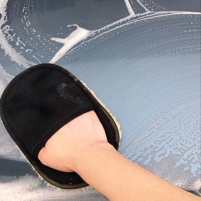 Premium Microfiber Wool Auto Washing Glove - Ultimate Car Cleaning Tool for a Scratch-Free Shine