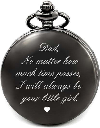 Dad Gifts for Fathers Day Birthday Gifts, Dad No Matter How Much Times Passes I Will Always Be Your Little Girl