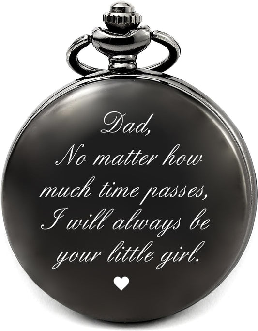 Dad Gifts for Fathers Day Birthday Gifts, Dad No Matter How Much Times Passes I Will Always Be Your Little Girl