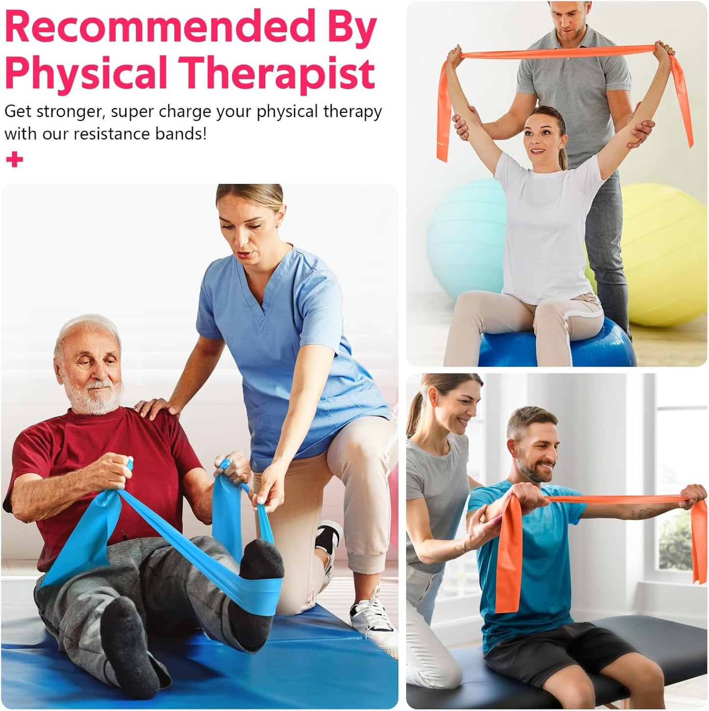 Ultimate Resistance Bands Set for Effective Workouts, Physical Therapy, and Strength Training