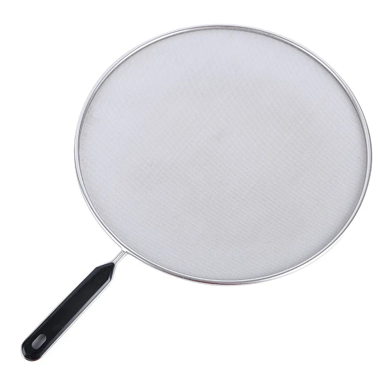 25/29/33Cm Grease Splatter Screen for Frying Pan Stops 99% of Hot Oil Splash Splatter Guard for Cooking Iron Skillet Lid